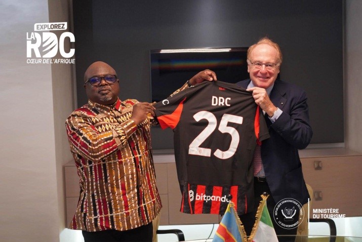 ‘’Visit DRC’’ : le Gouvernement signe un contrat avec l’AC Milan pour booster le tourisme et encadrer la jeunesse